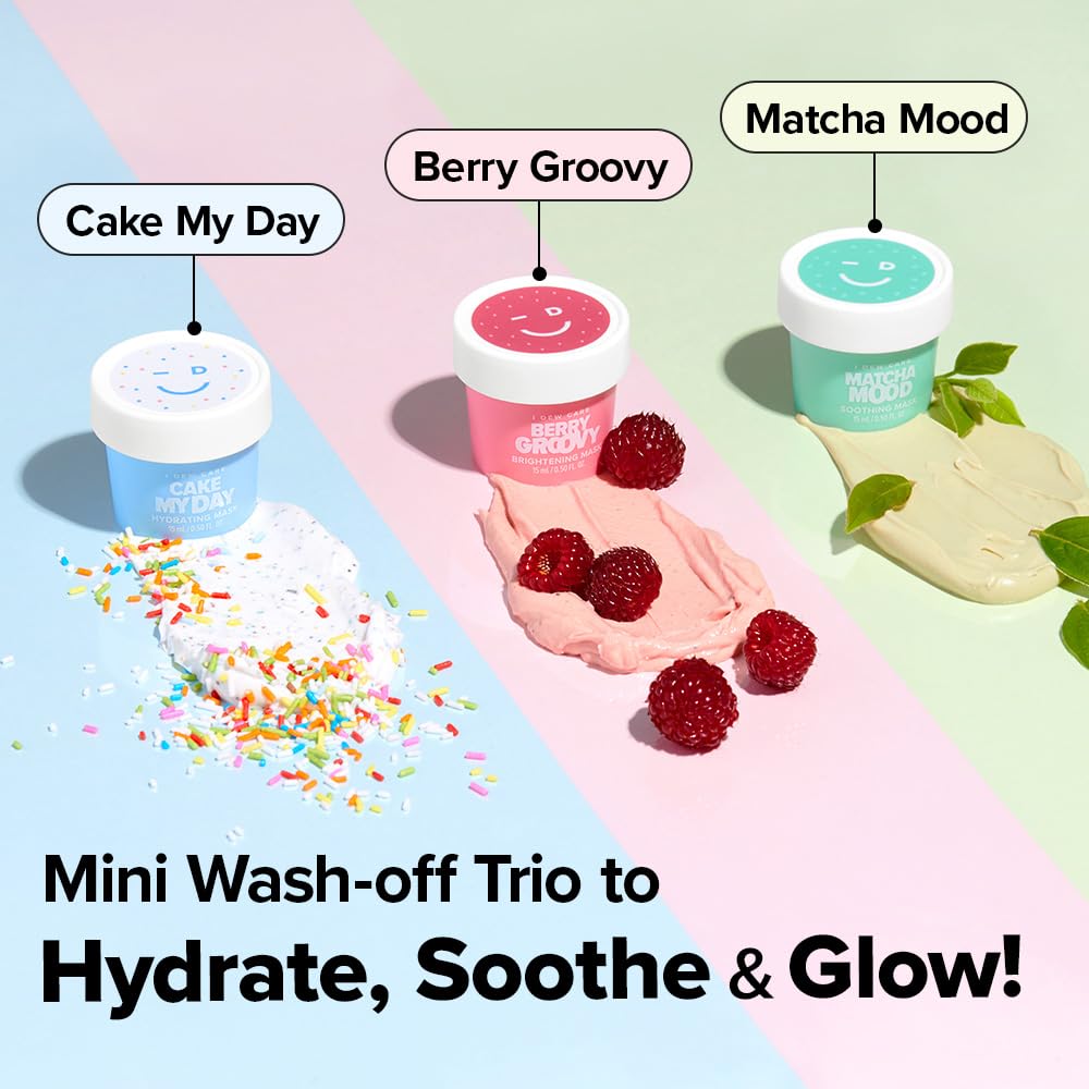 I DEW CARE Wash Off Face Mask Skincare Gift Set - Mini Scoops Facial Masks & - I DEW CARE Official Product View 4
