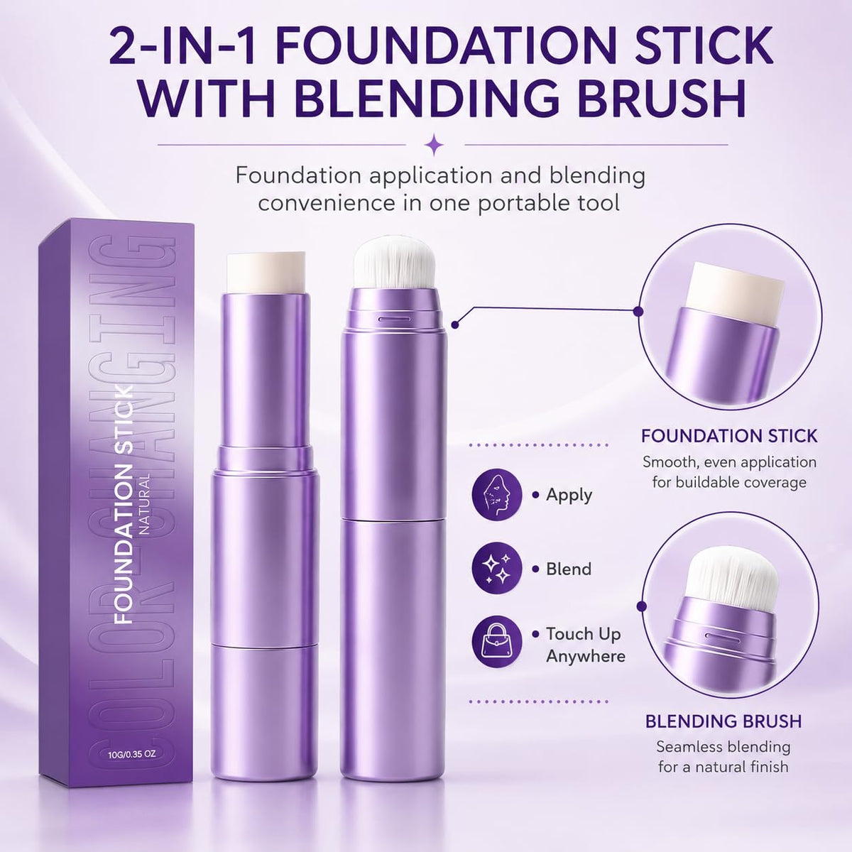 Official Facelove Foundation Stick Facellove Changing - Derme Botanica Official Imagery - 4