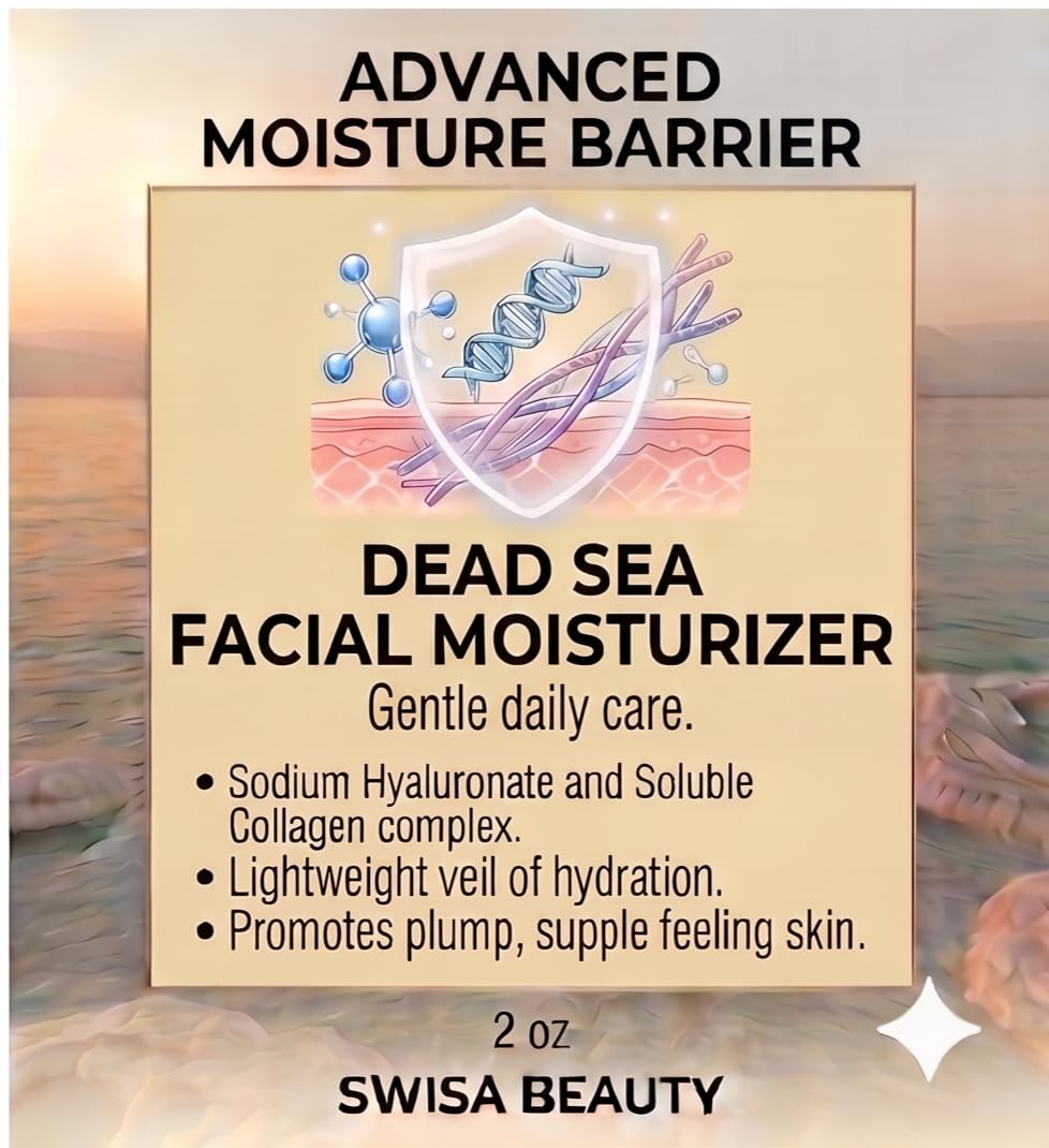 Dead Sea Facial Moisturizer Daily Mineral Hydrator - Swisa Beauty Official Imagery - 3