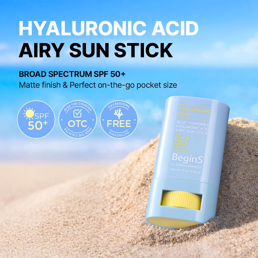 BeginS Hyaluronic Acid Airy Sun Stick - BeginS by JUNGSAEMMOOL Official Imagery - 3
