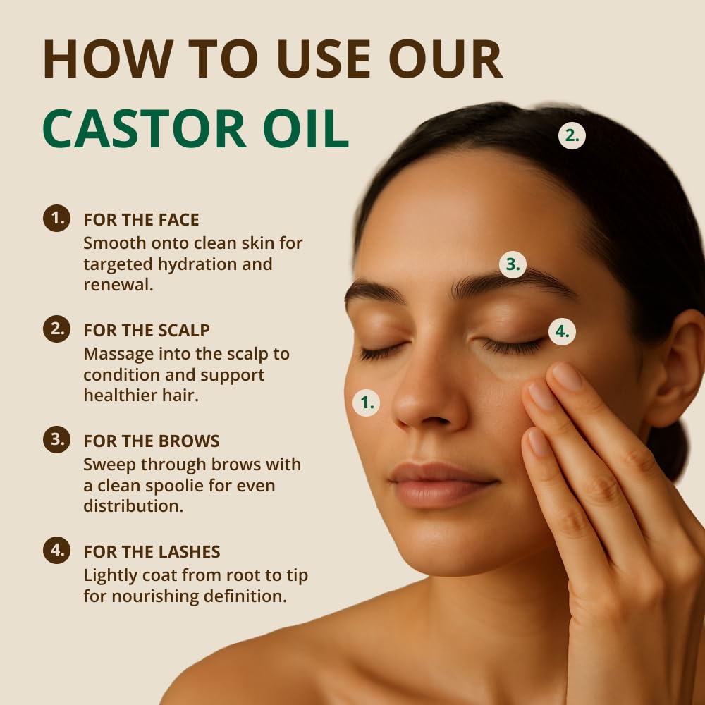 RejuveNaturals Castor Oil   USDA Certified Organic, 100% Pure, Co - RejuveNaturals Official Product View 4