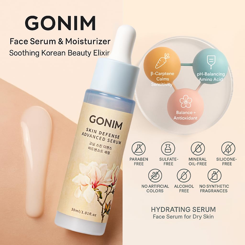 GONIM Face Serum Moisturizer Korean Skin Care,Skin Barrier - GONIM