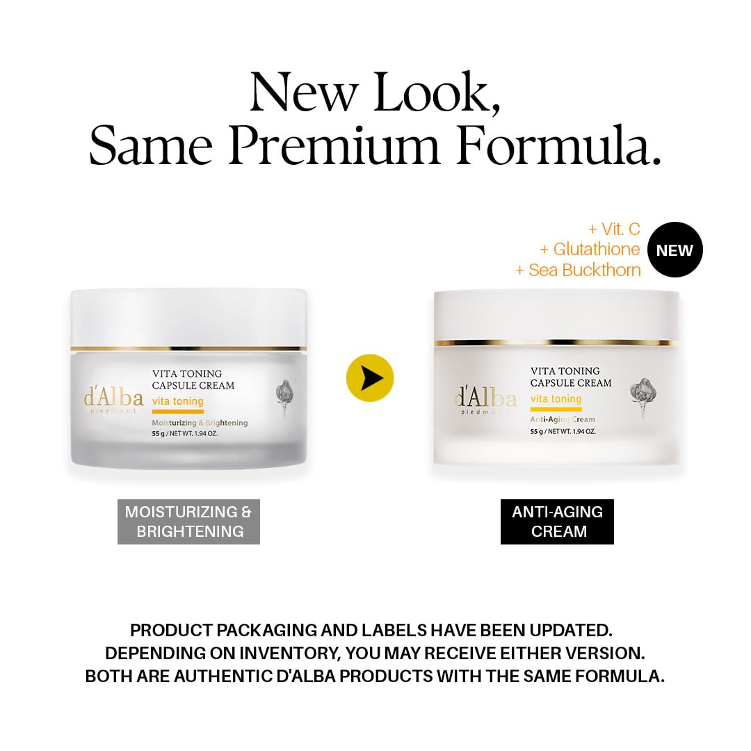 d alba Piedmont Vita Toning Capsule Cream Face Moisturizer - d'alba Piedmont Official Imagery - 3