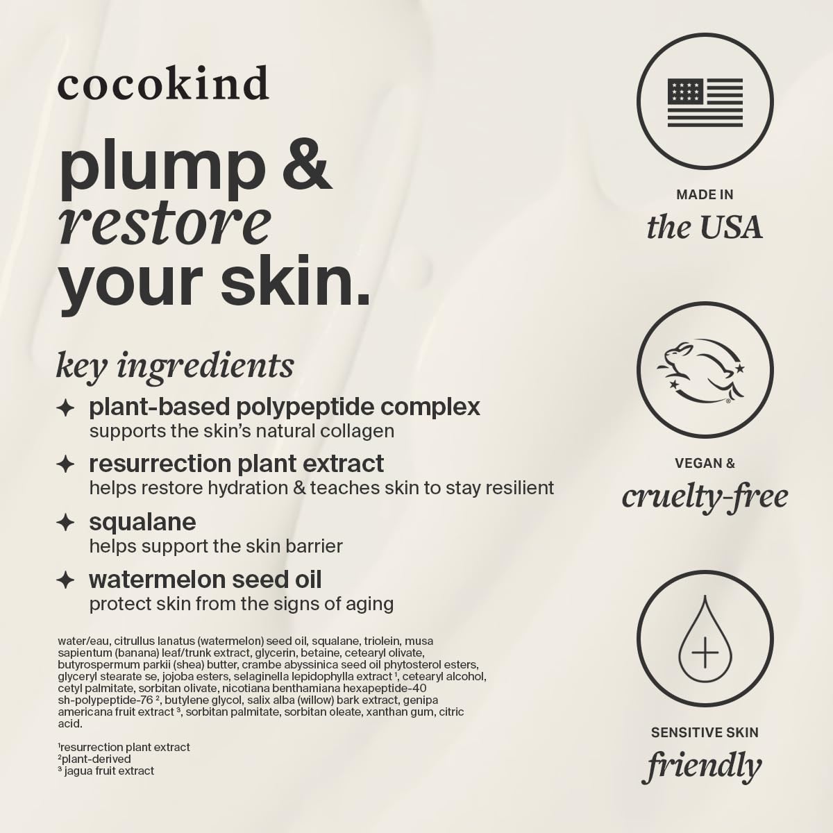 Cocokind Resurrection Polypeptide Cream 1 7 Fl Oz - Cocokind Official Imagery - 8