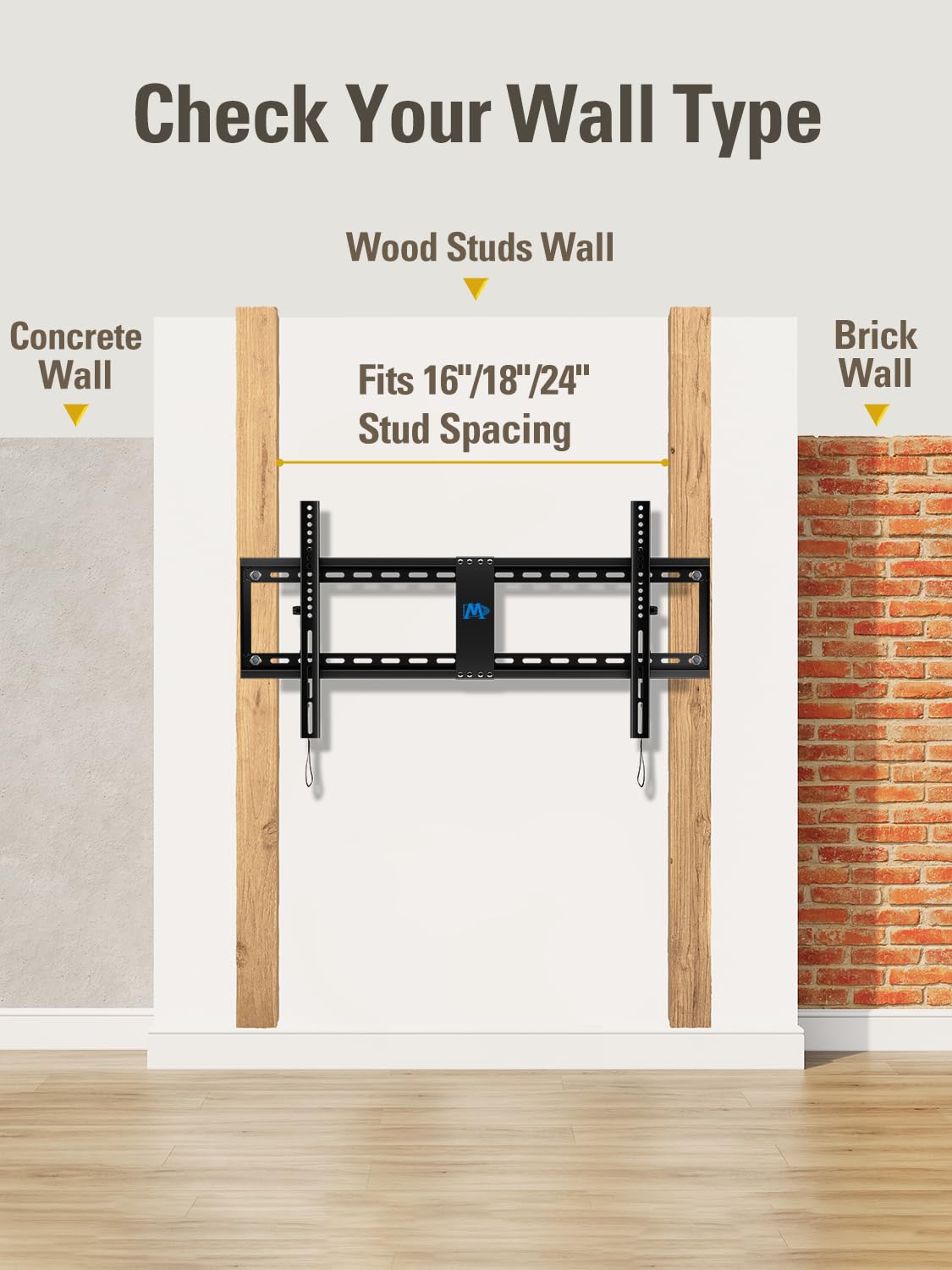 Mounting Dream TV Wall Mount for 42 86 Inch TVs Tilting TV - Mounting Dream Official Imagery - 8