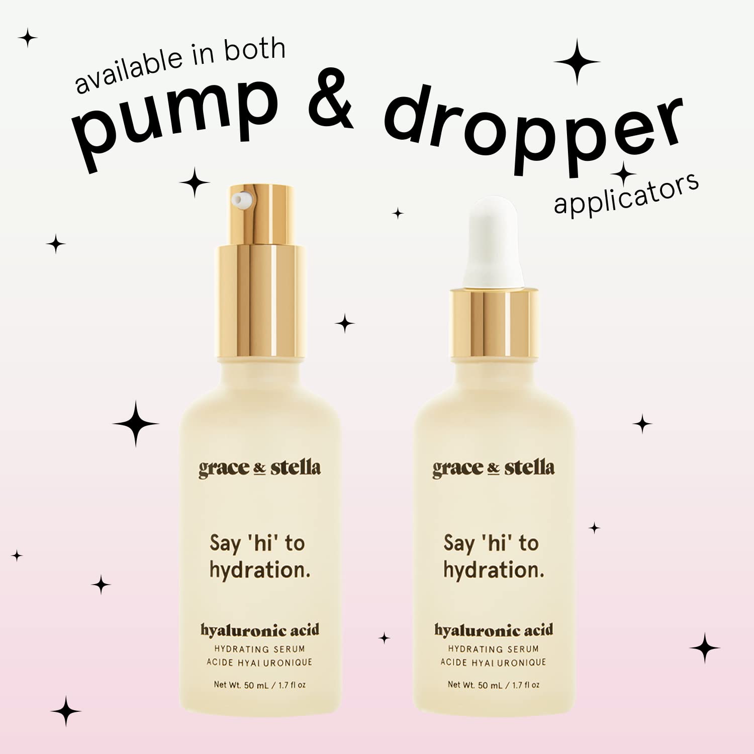grace &amp; stella Award Winning Hyaluronic Acid Serum (50ml/1.7 - grace &amp; stella
