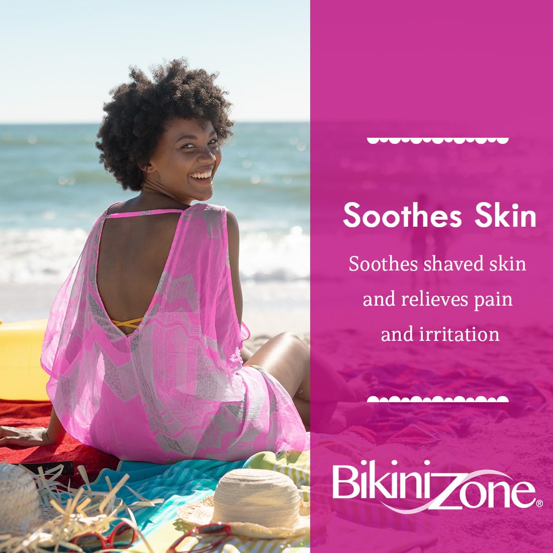 Bikini Zone Medicated After Shave Gel with Lidocaine, 1 Oz, 1 Pack