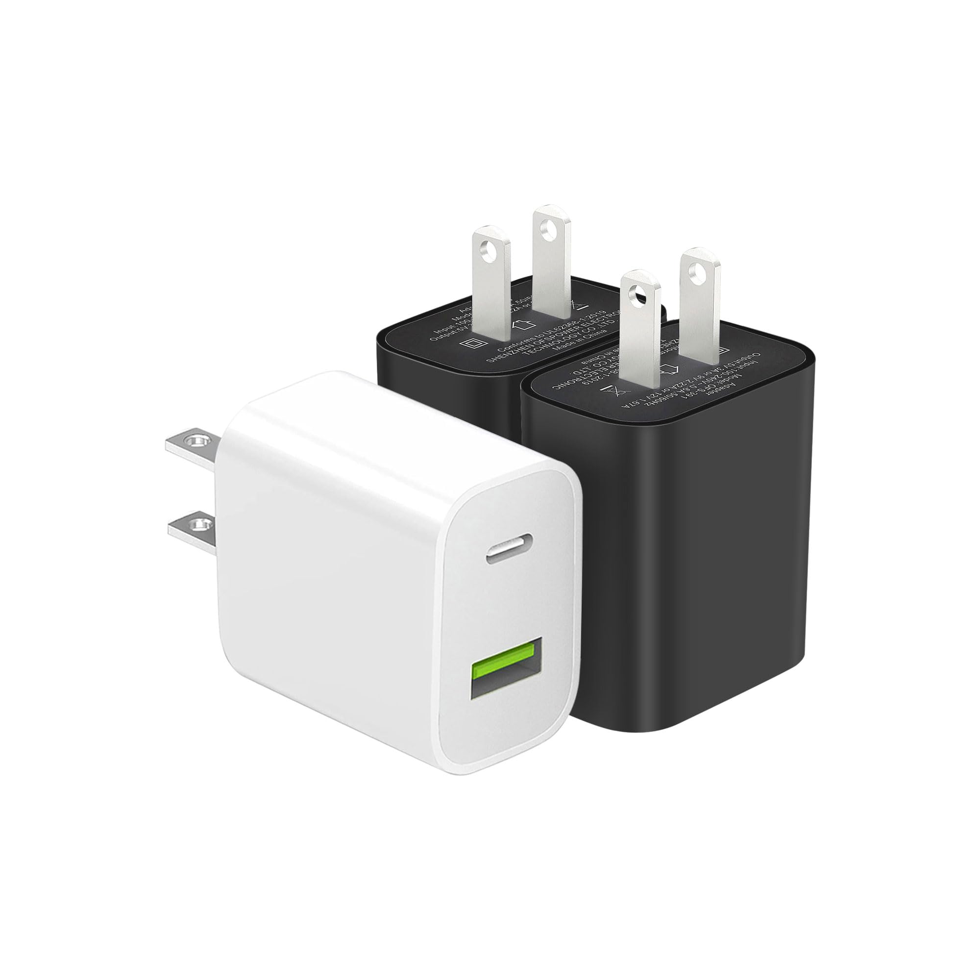 DENGWENQIANG USB C Charger Block, Dual Port Type C Wall Charger Charging Power - DENGWENQIANG Official Product View 9