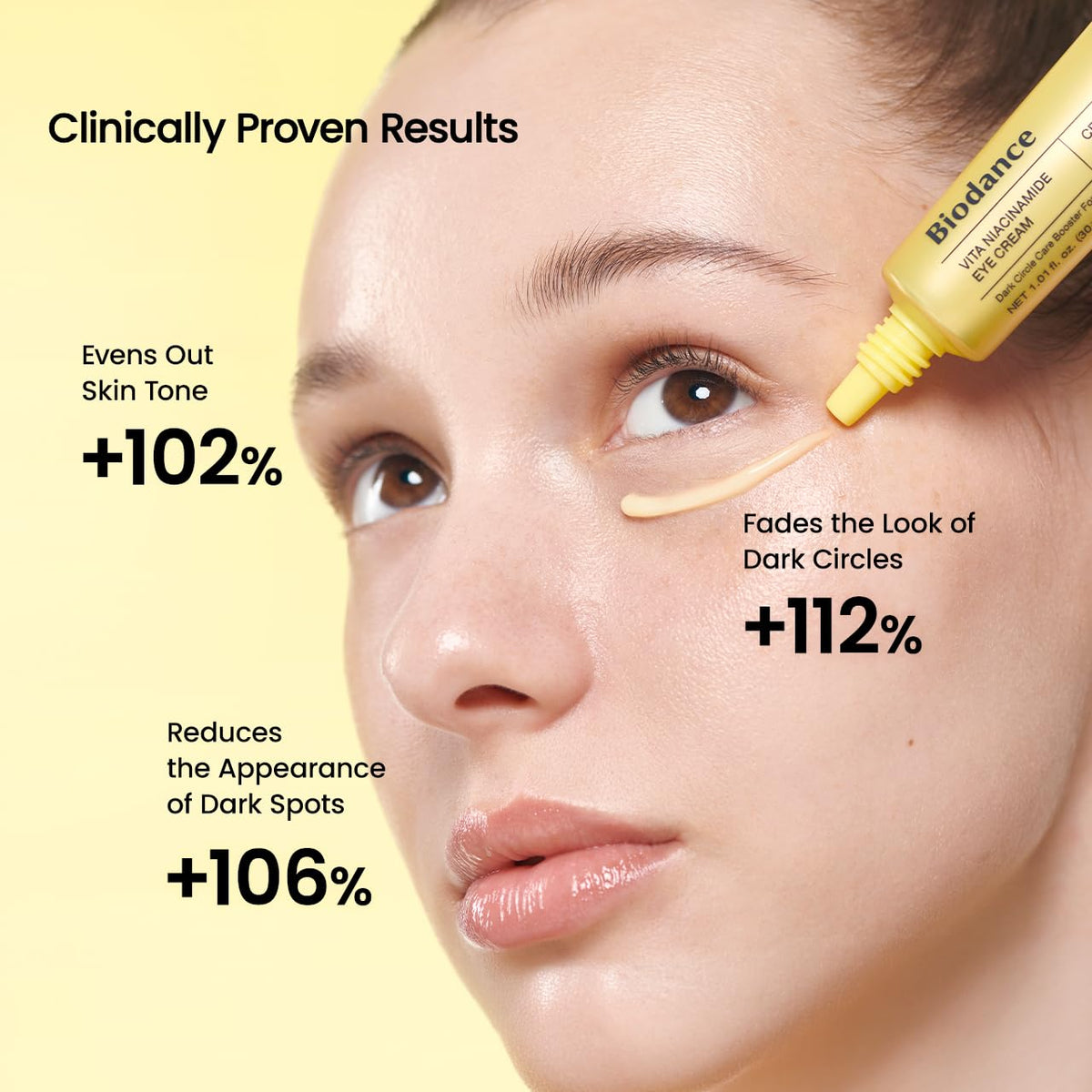 BIODANCE Vita Niacinamide Eye Cream Under Eye Cream for Dark - BIODANCE Official Imagery - 5