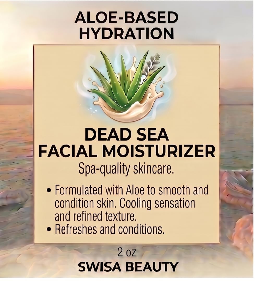 Dead Sea Facial Moisturizer Daily Mineral Hydrator - Swisa Beauty Official Imagery - 4