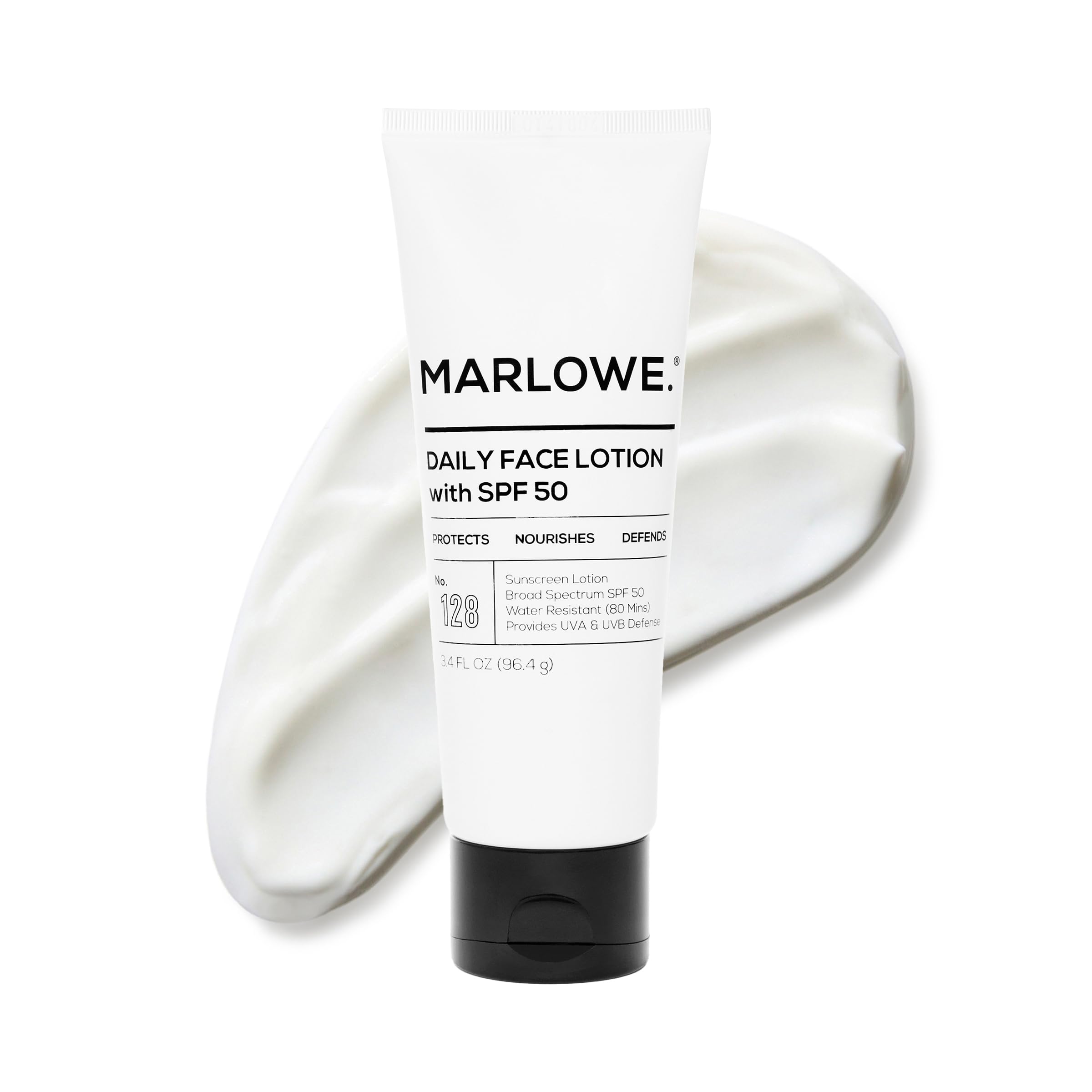 MARLOWE Face Moisturizer with SPF 50 Daily Sunscreen Lotion - MARLOWE. Official Imagery - 2