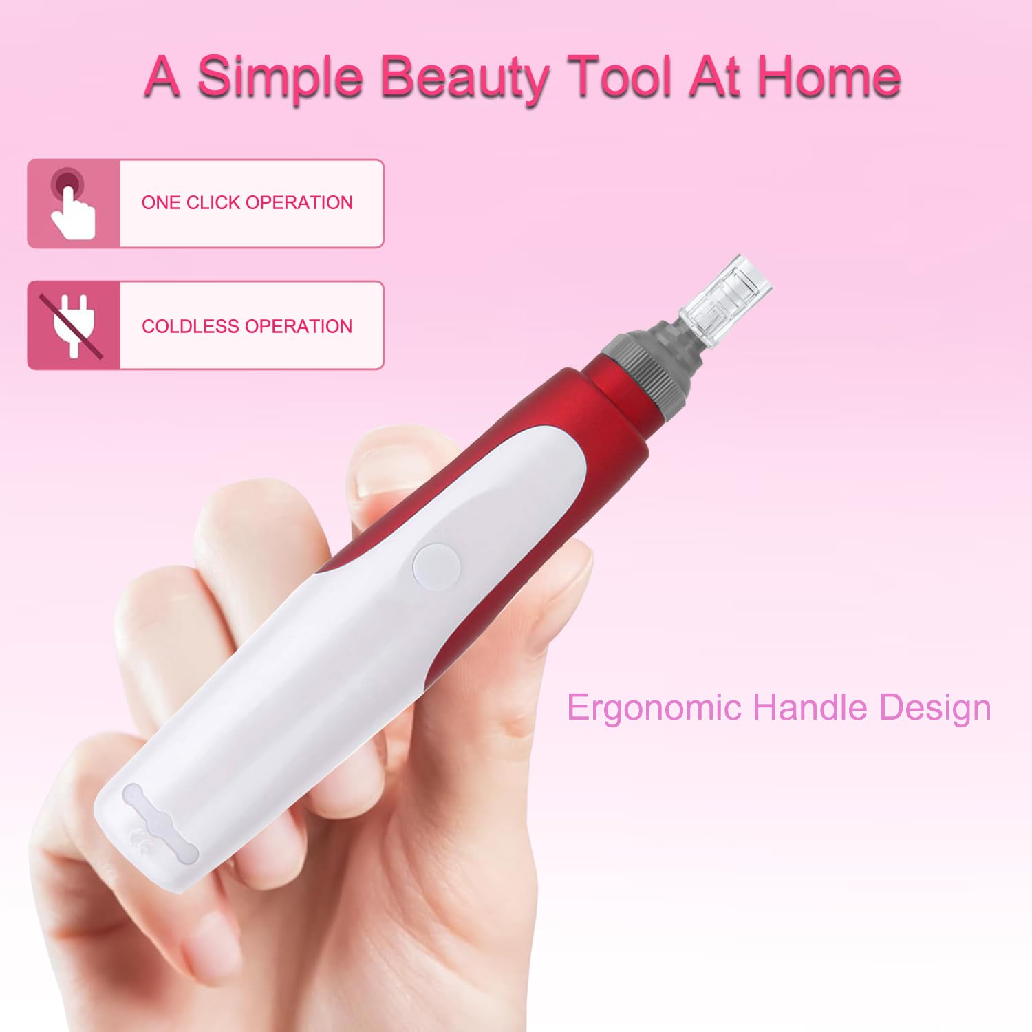 Microneedling Pen with 0 25mm Needles Derma Roller Pen Kit - ALIWOD Official Imagery - 3