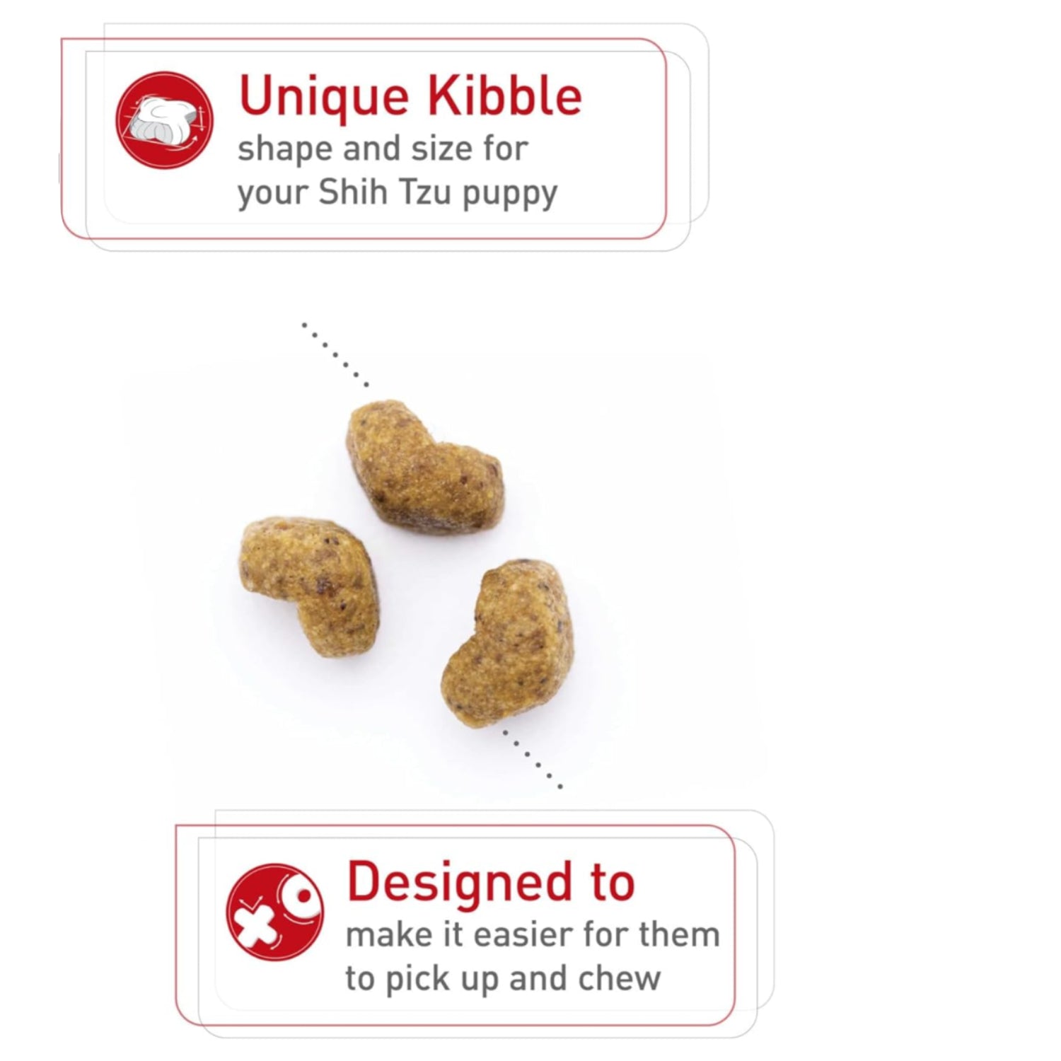 Elefair Royal Canin Breed Health Nutrition Shih Tzu Puppy dry dog food in a 2.5 lb bag, featuring tailored nutrition for puppies.