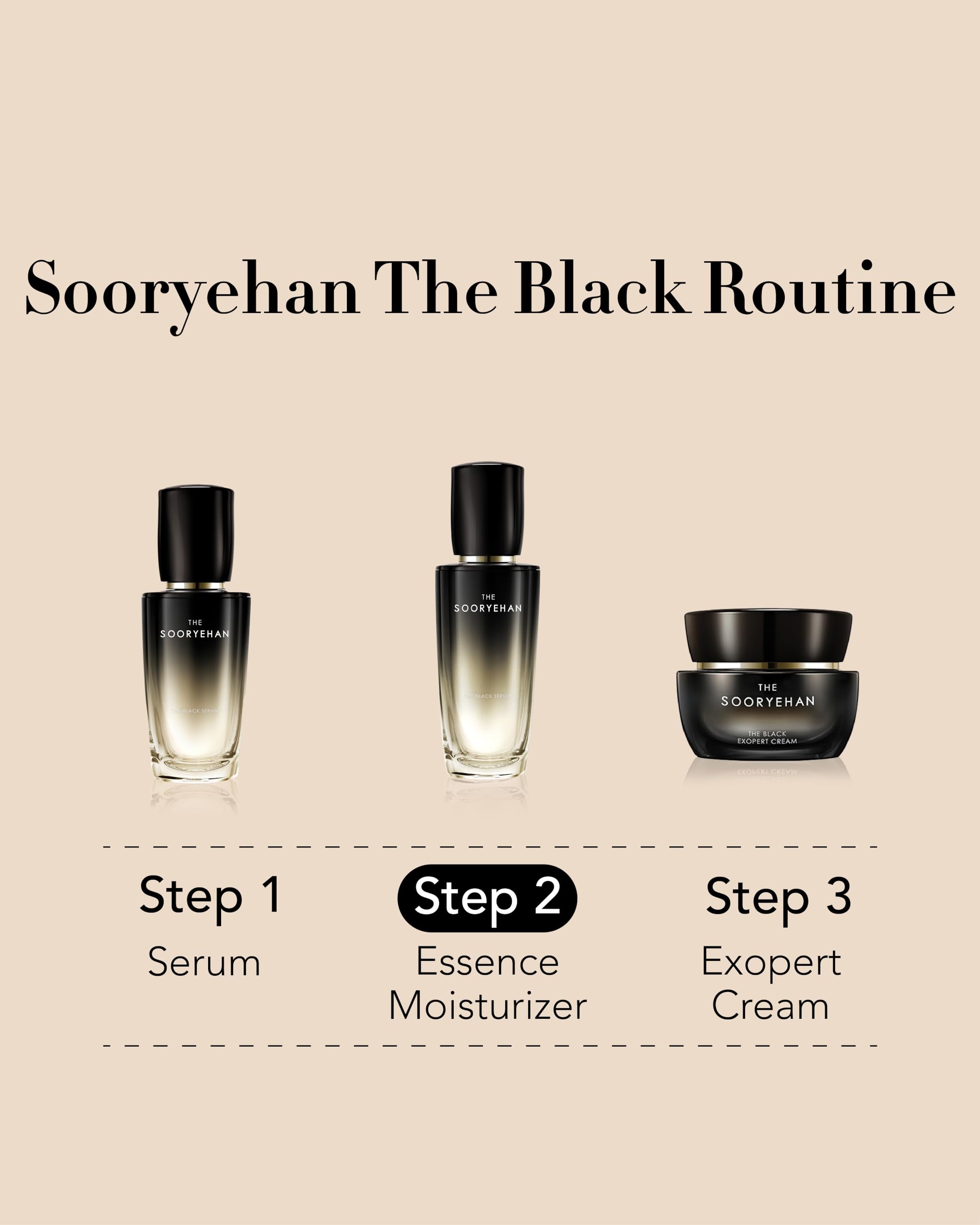 Sooryehan The Black (Essence Moisturizer, 130ml/4.4fl oz) - Sooryehan
