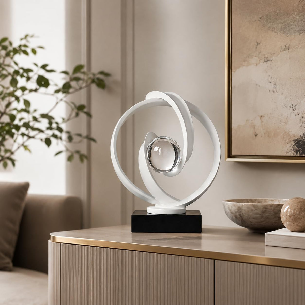 AWNR Modern Sculptures Living Room Shelf Decor Home D cor - AWNR Official Imagery - 3