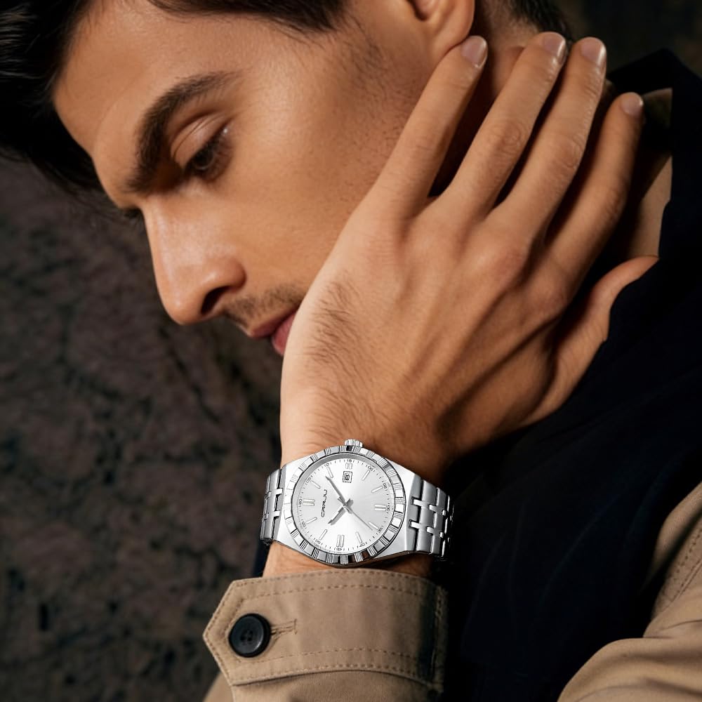 CRRJU Watches for Men Fashion Luxury Luminous Analog Quartz - CRRJU Official Imagery - 6
