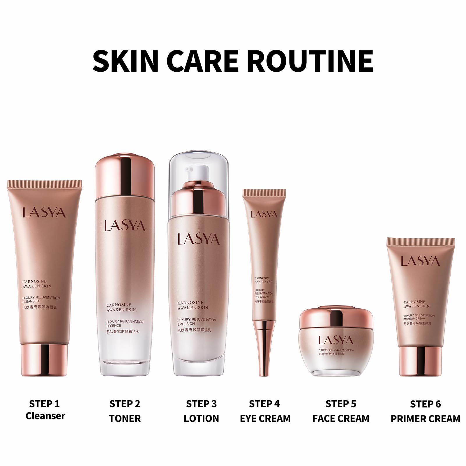 Revitalizing 6-Piece Anti-Aging Skin Care Set for Women – - R RadiantRise
