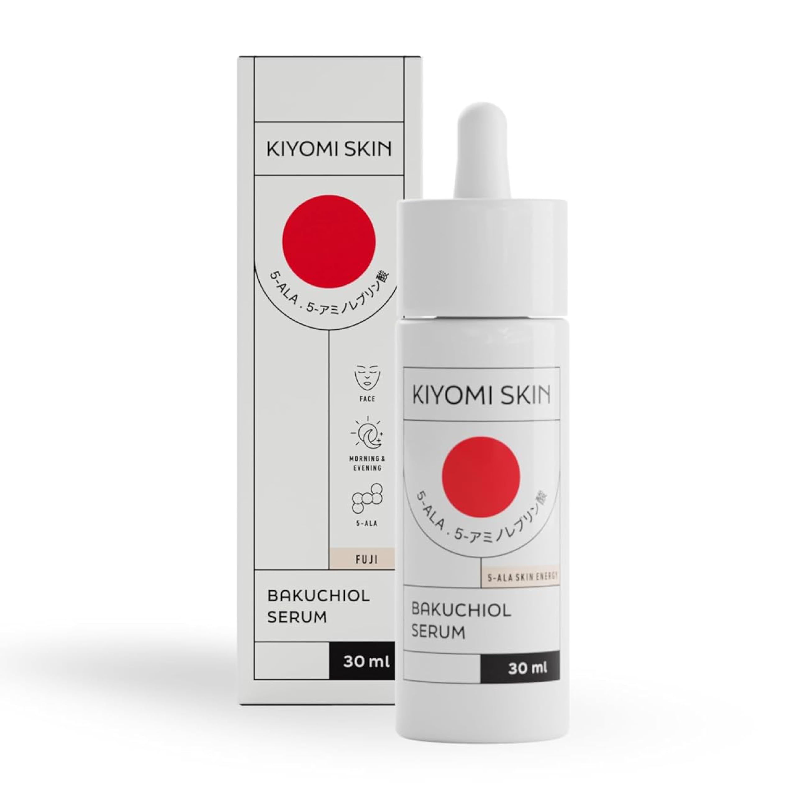Kiyomi Skin Bakuchiol Face Serum with 5 - ALA & Niacinamide & 1 Fl Oz - Kiyomi Skin Official Product View 2
