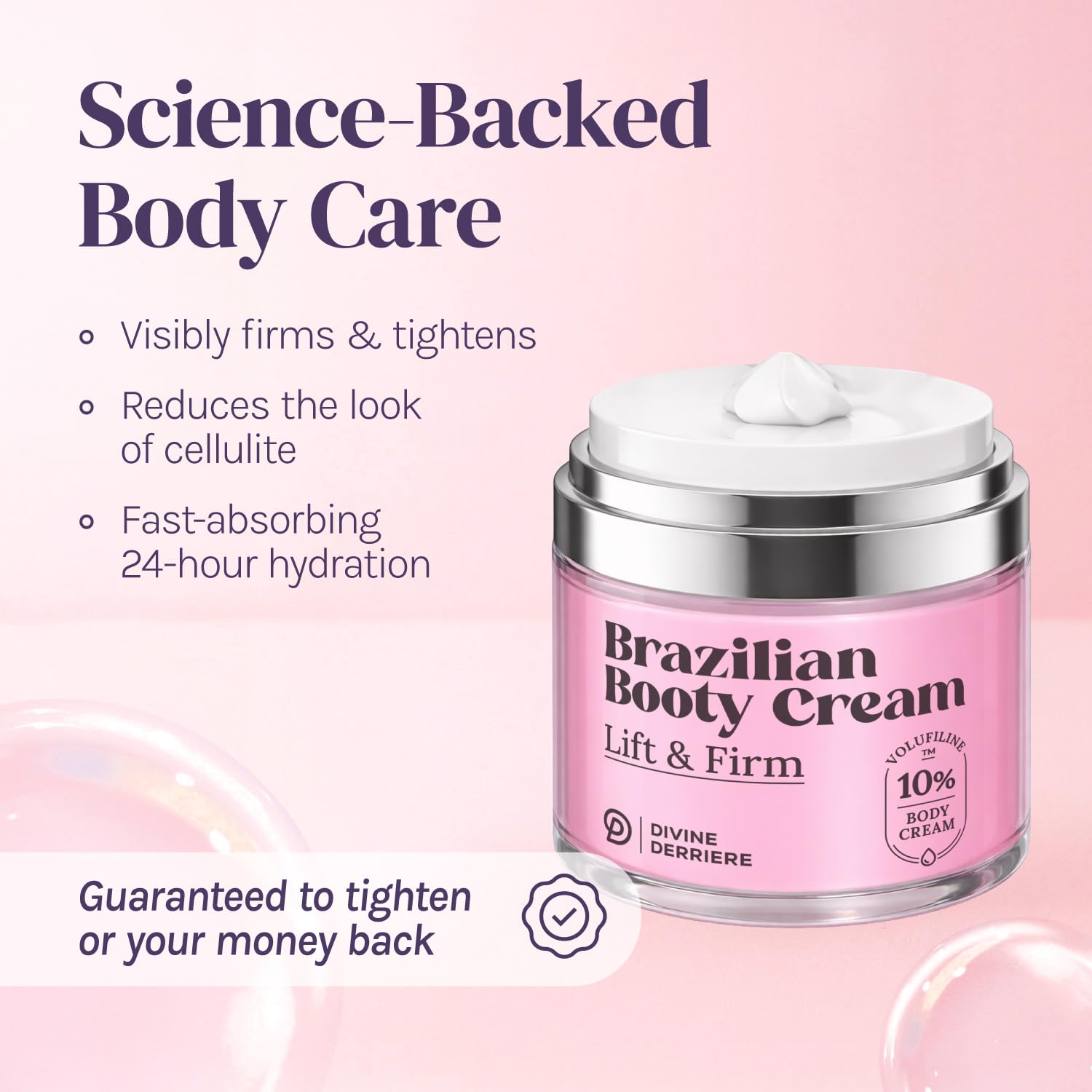 Divine Derriere Brazilian Body Butter Cream, Lift and Firm Body Cream - View 3
