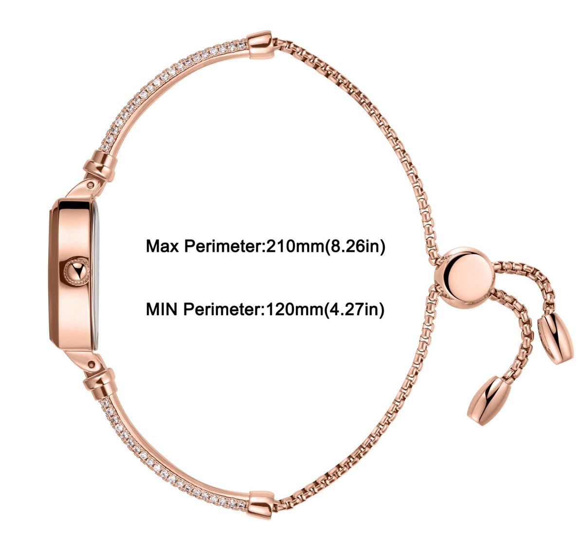Petite Bracelet Watch for Women Gifts for Girlfriend Diamond - Diaofendi Official Imagery - 4