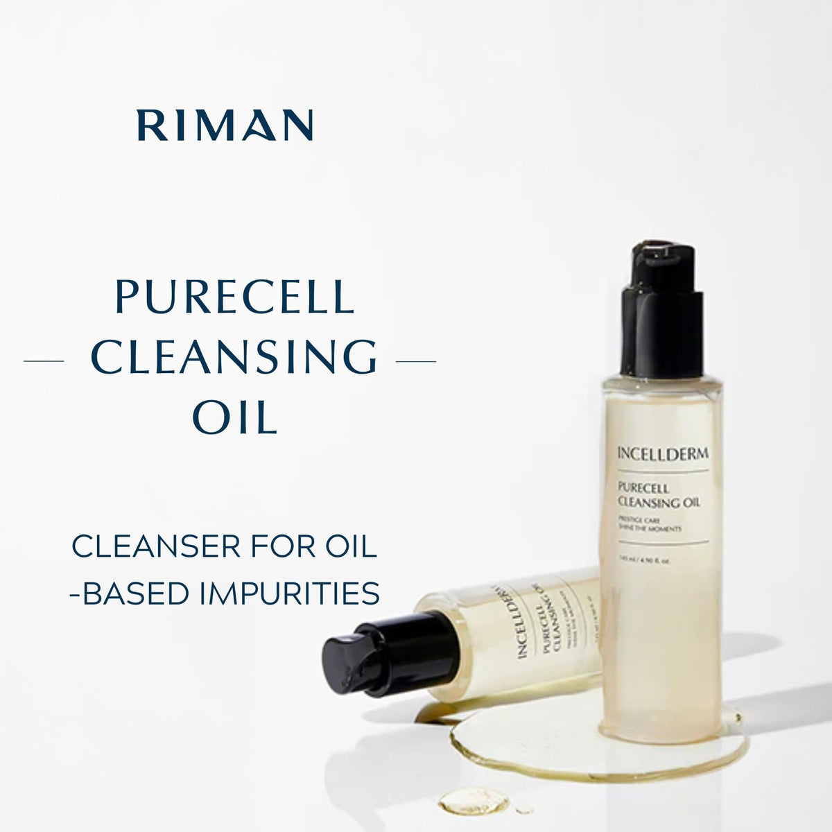 Riman Incellderm Purecell Cleansing Oil - INCELLDERM Official Imagery - 3