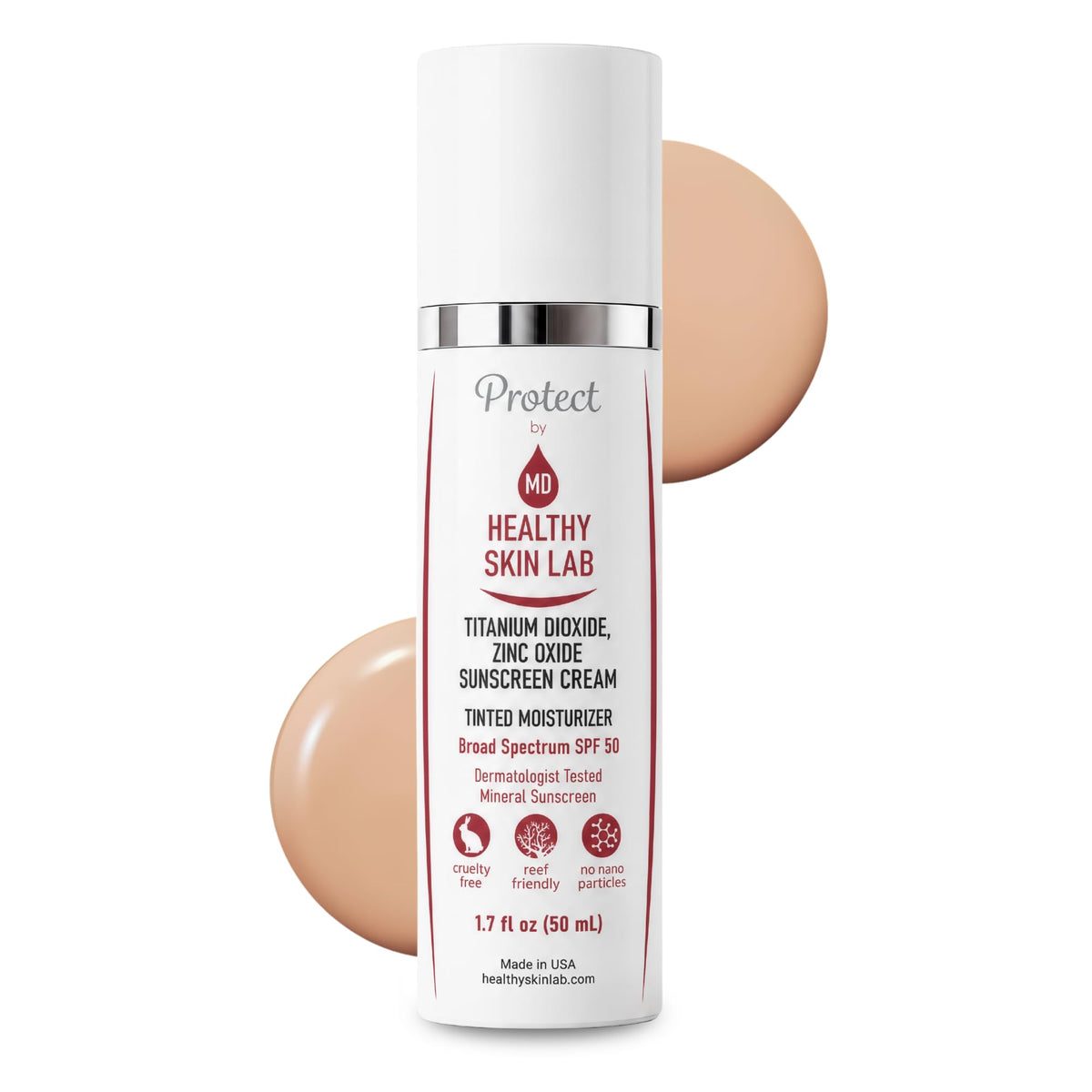 Healthy Skin Lab Protect Tinted Moisturizer SPF 50 Sheer - Healthy Skin Lab Official Imagery - 1