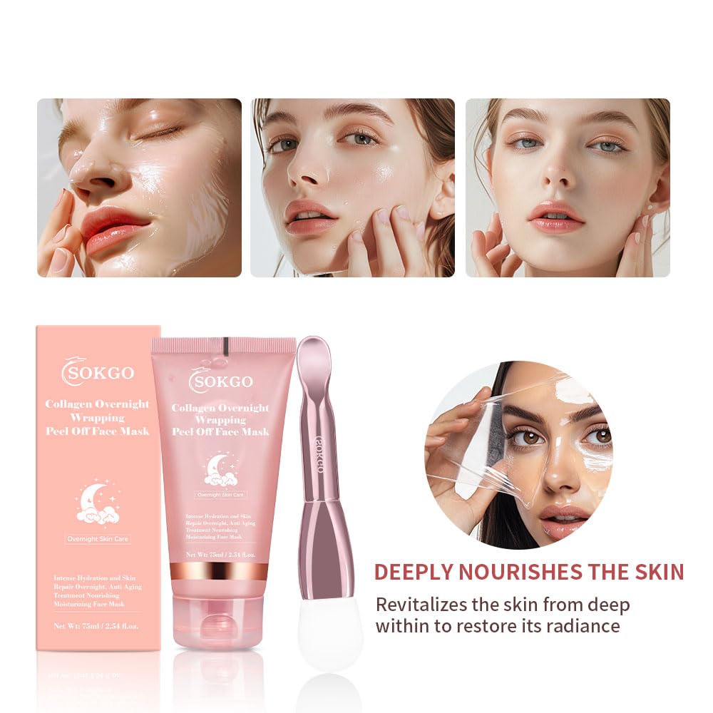 Sokgo Collagen Overnight Wrapping Mask Intensive Hydration - Sokgo Official Product Imagery - 6