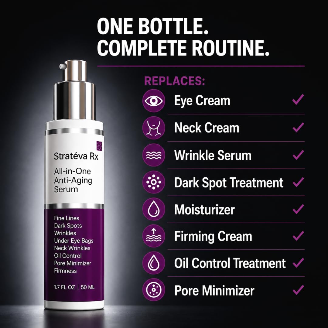 LeVaye Strateva RX Advanced Anti Aging Serum For Men Vitamin - LeVaye' Official Imagery - 6