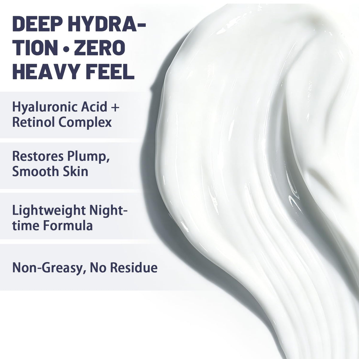 Night Cream for Men with Retinol Hyaluronic Acid Anti Aging - Alveria Official Imagery - 6