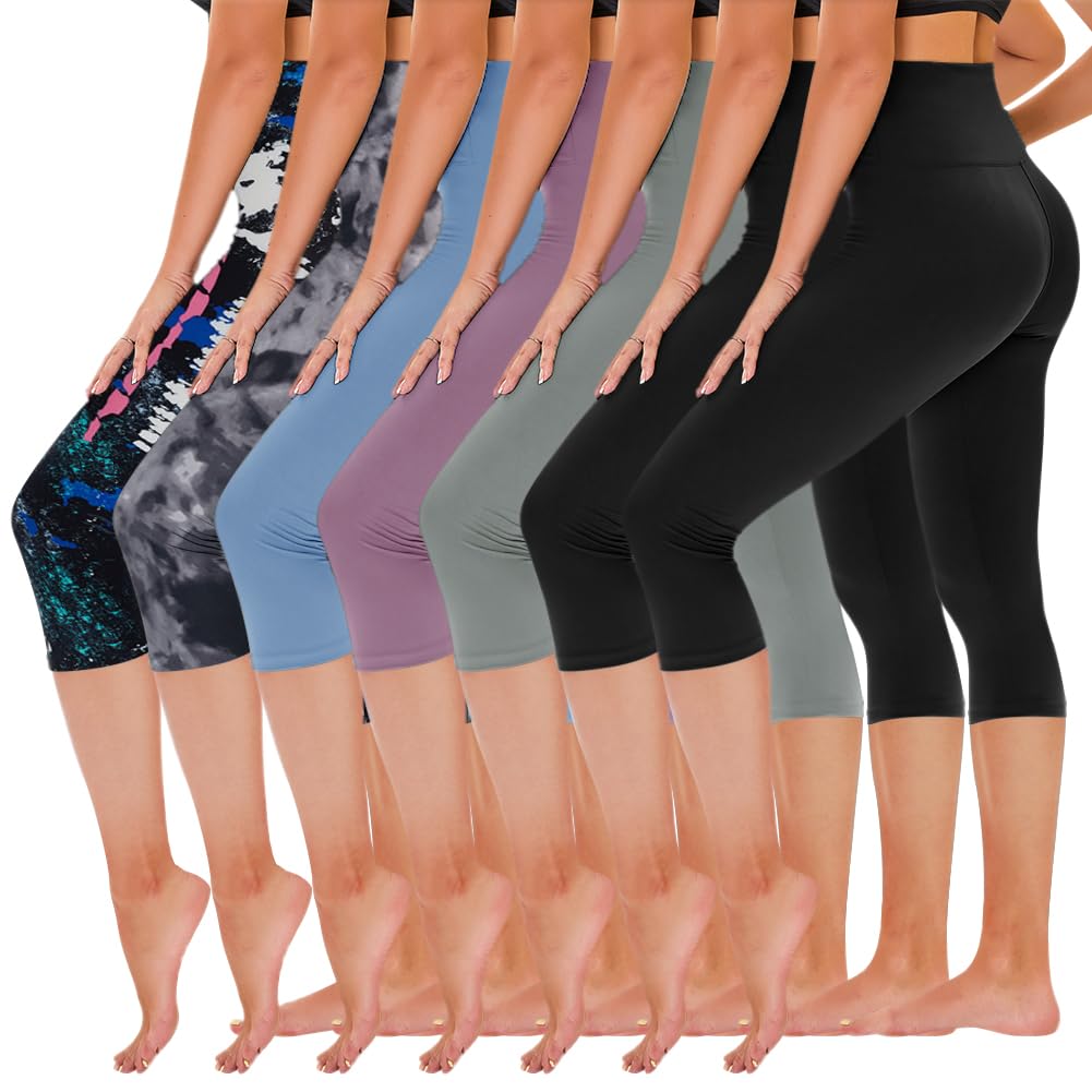TNNZEET 7 Pack Leggings for Women - TNNZEET Official Imagery - 6
