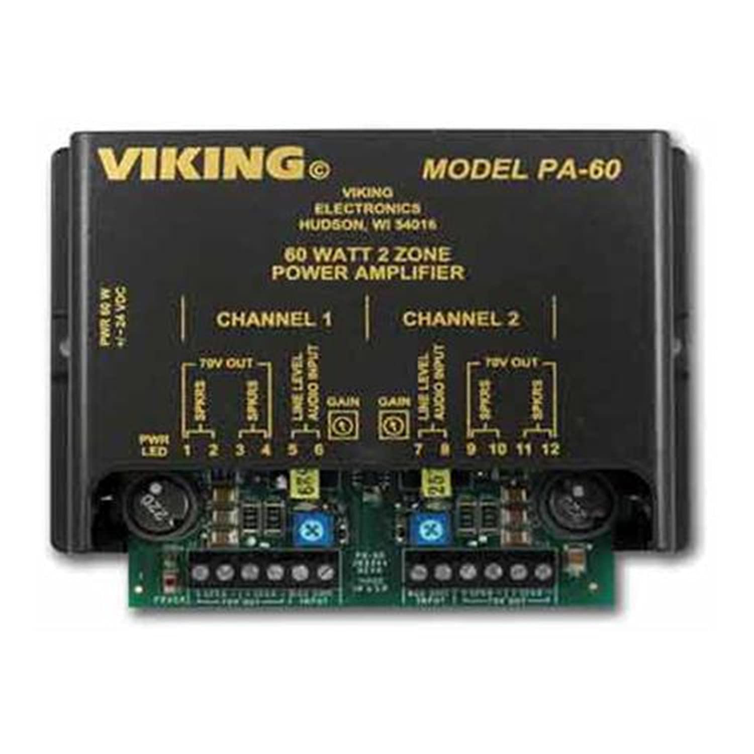 60W Compact Two Zone Amplifier