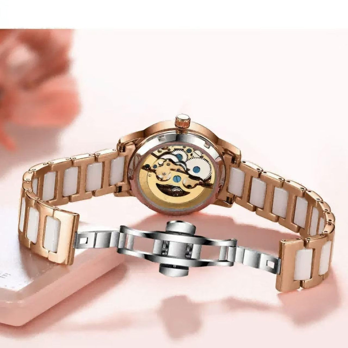 Luxury Women s Watch Stainless Steel Watch with a Ceramic - Chrodeva Official Imagery - 3