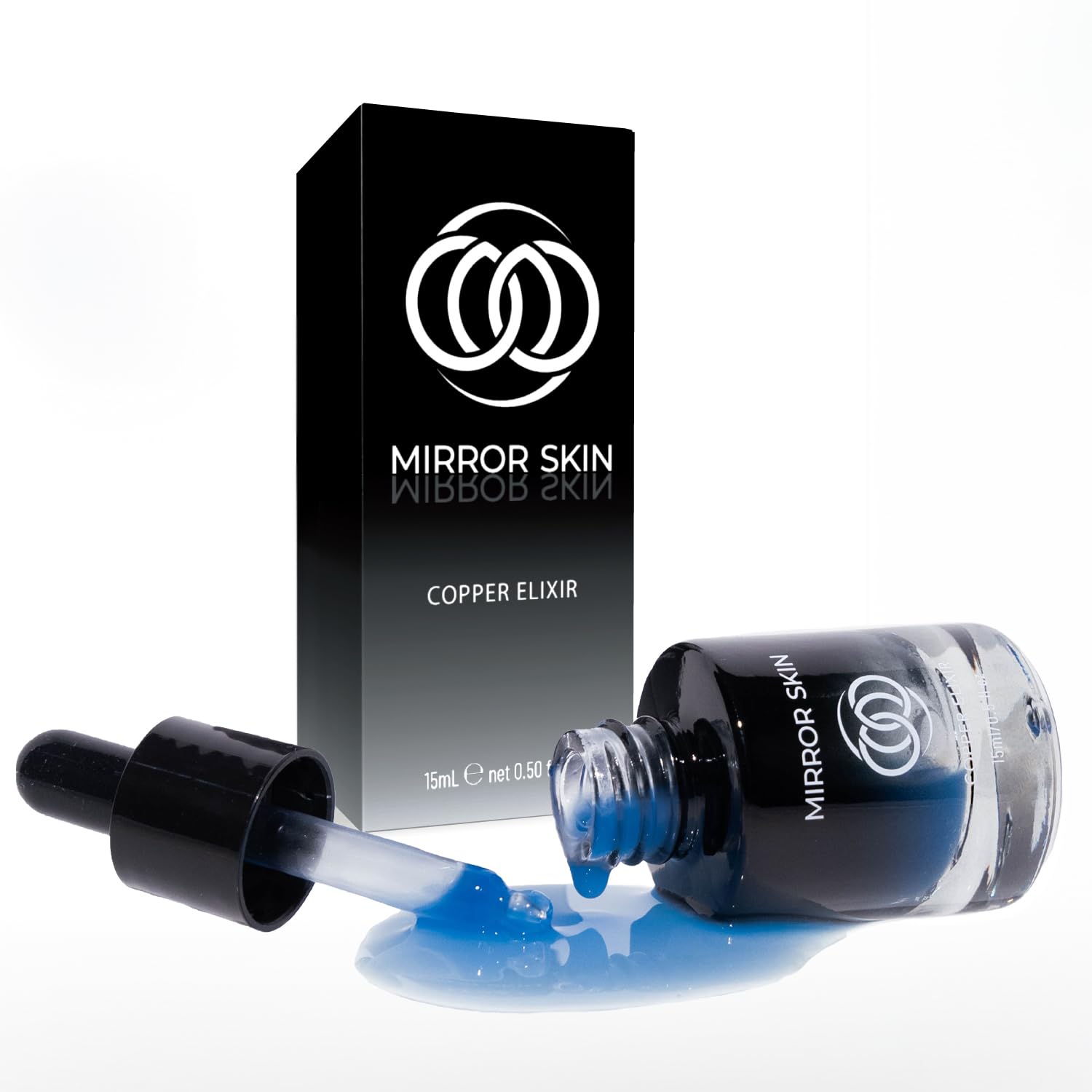 Copper Peptides Face Serum, 1.25% GHK-Cu & EGF Glow Complex - Product Imagery