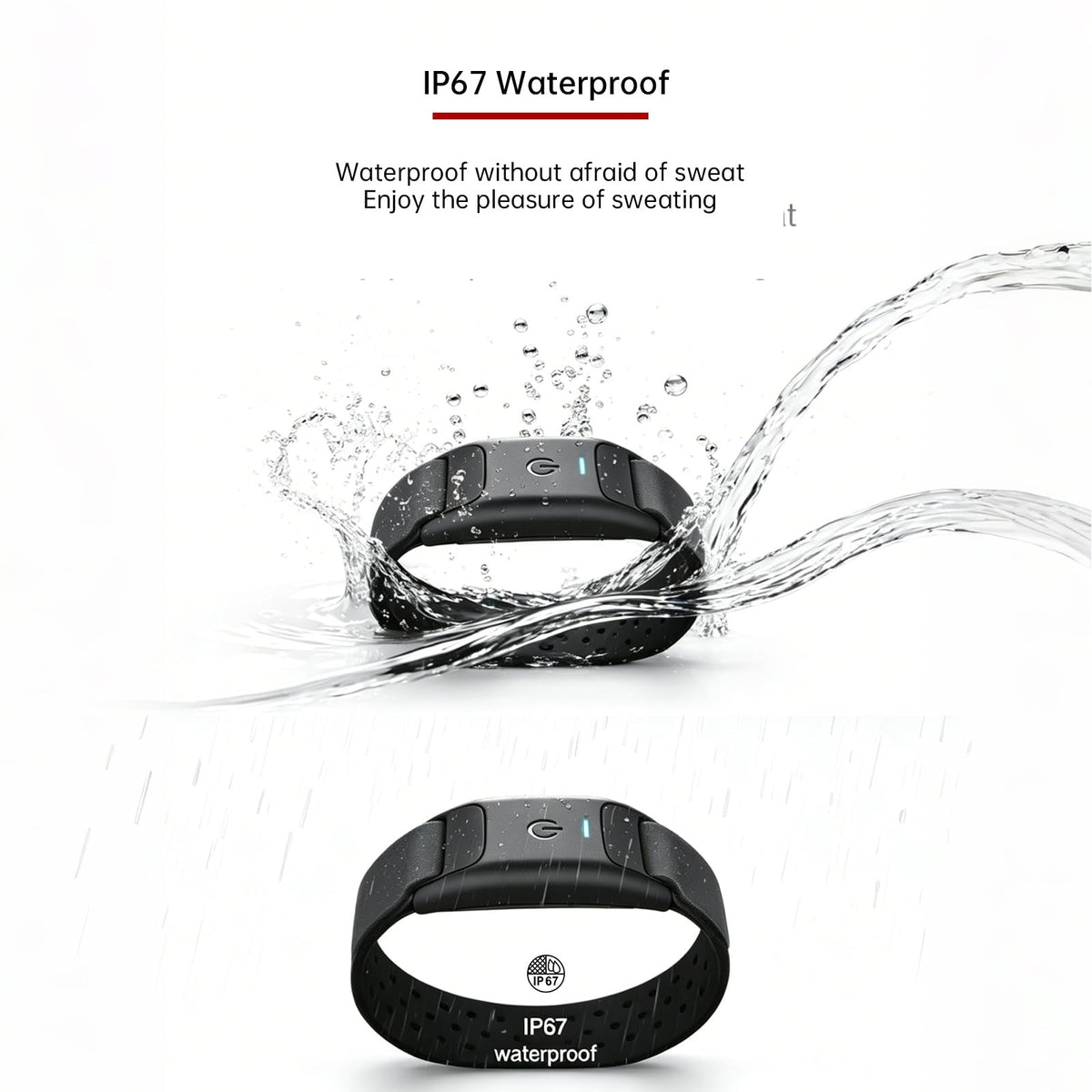 Heart Rate Monitor Armband HRM Bluetooth ANT IP67 60H - CHILEAF Official Imagery - 8