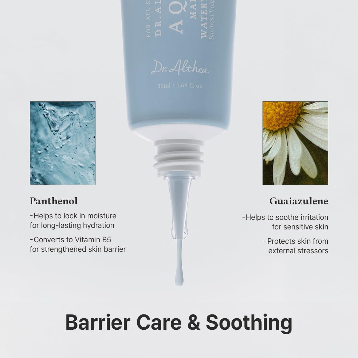 Dr.Althea Aqua Marine Watery Cream, 1.69 Fl Oz, Korean Vegan Skin Care - Dr.Althea Official Product View 6