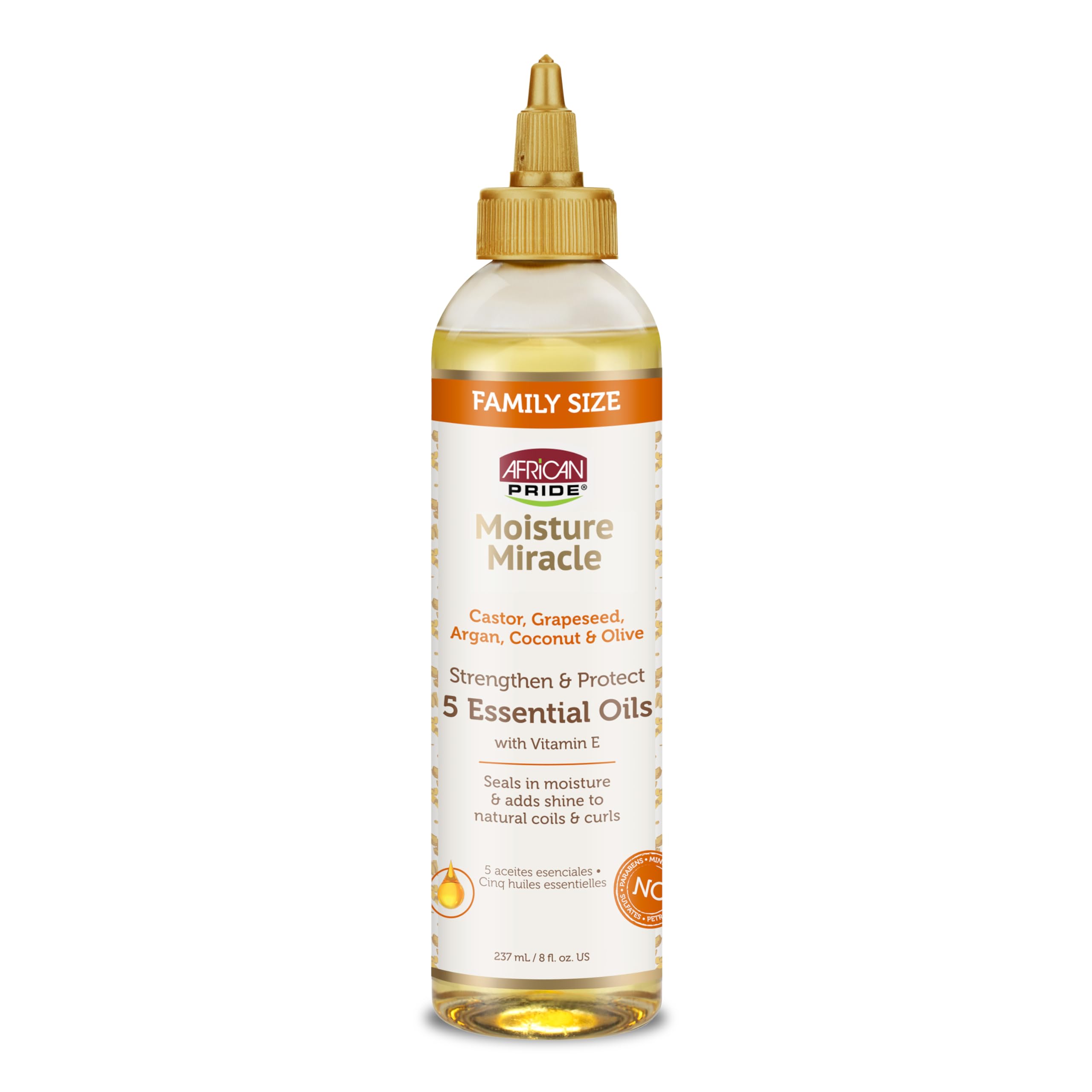 African Pride Moisture Miracle 5 Essential Hair Oils - African Pride Official Product View 2
