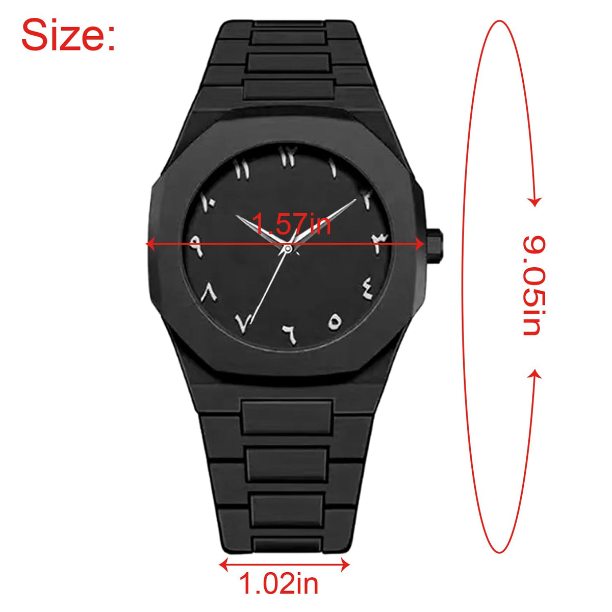 3 Pack Watches for Men Quartz Black Sports Minimalist Ultra - dayutech Official Imagery - 7