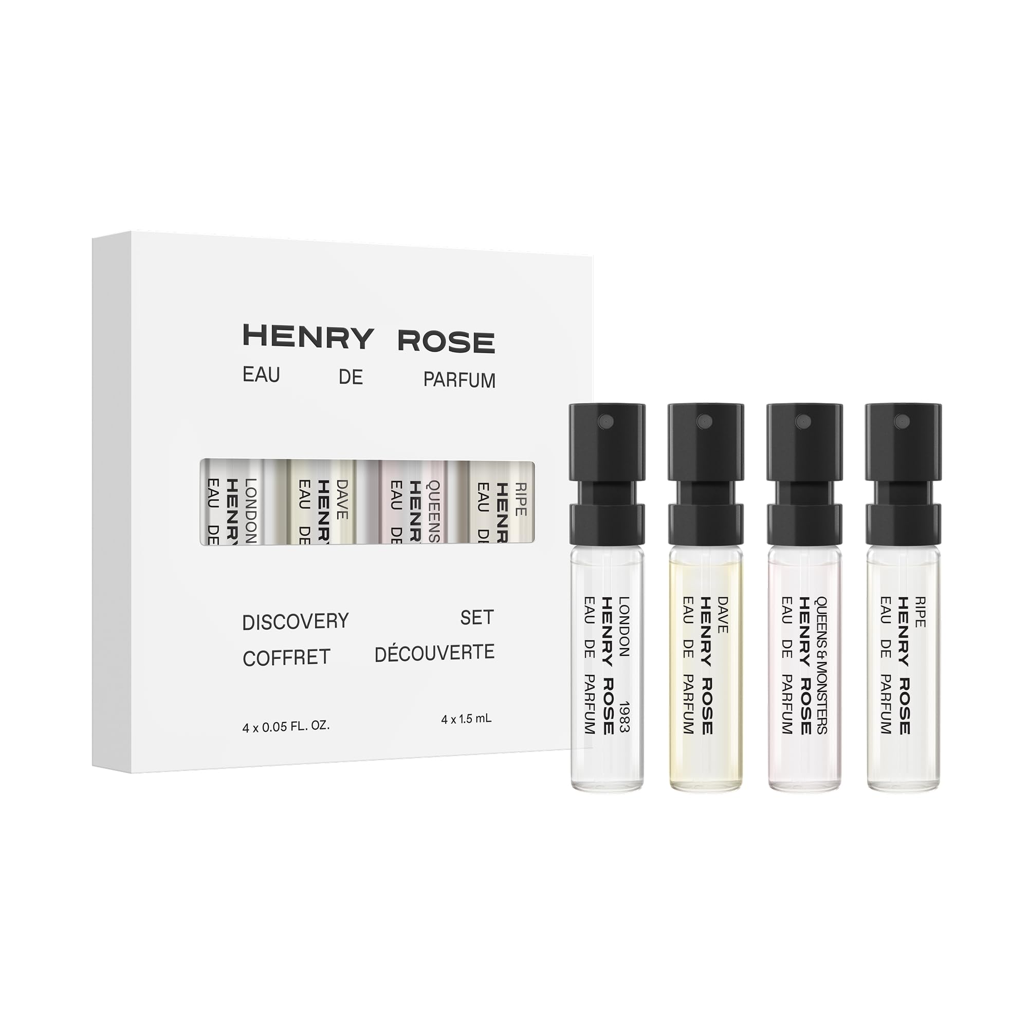Henry Rose Best Sellers Discovery Set - Mini Unisex Fragrance - Product Imagery