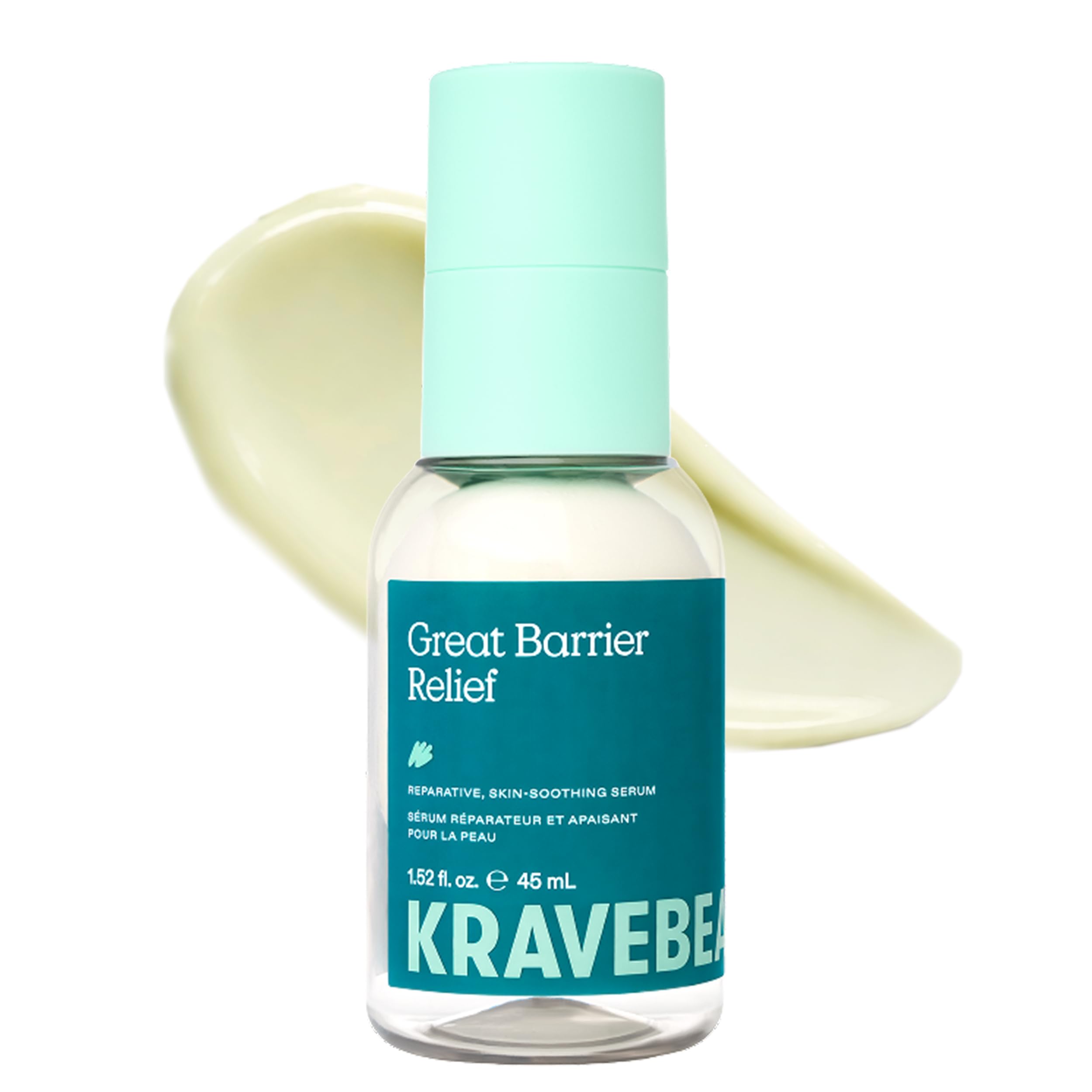 KraveBeauty Great Barrier Relief Face Serum for Dry, Sensitive Skin, 45 mL - KraveBeauty Official Product View 2