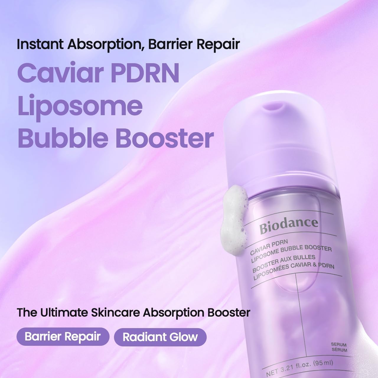 BIODANCE Caviar PDRN Liposome Bubble Booster, Micro-Bubble Foam - BIODANCE