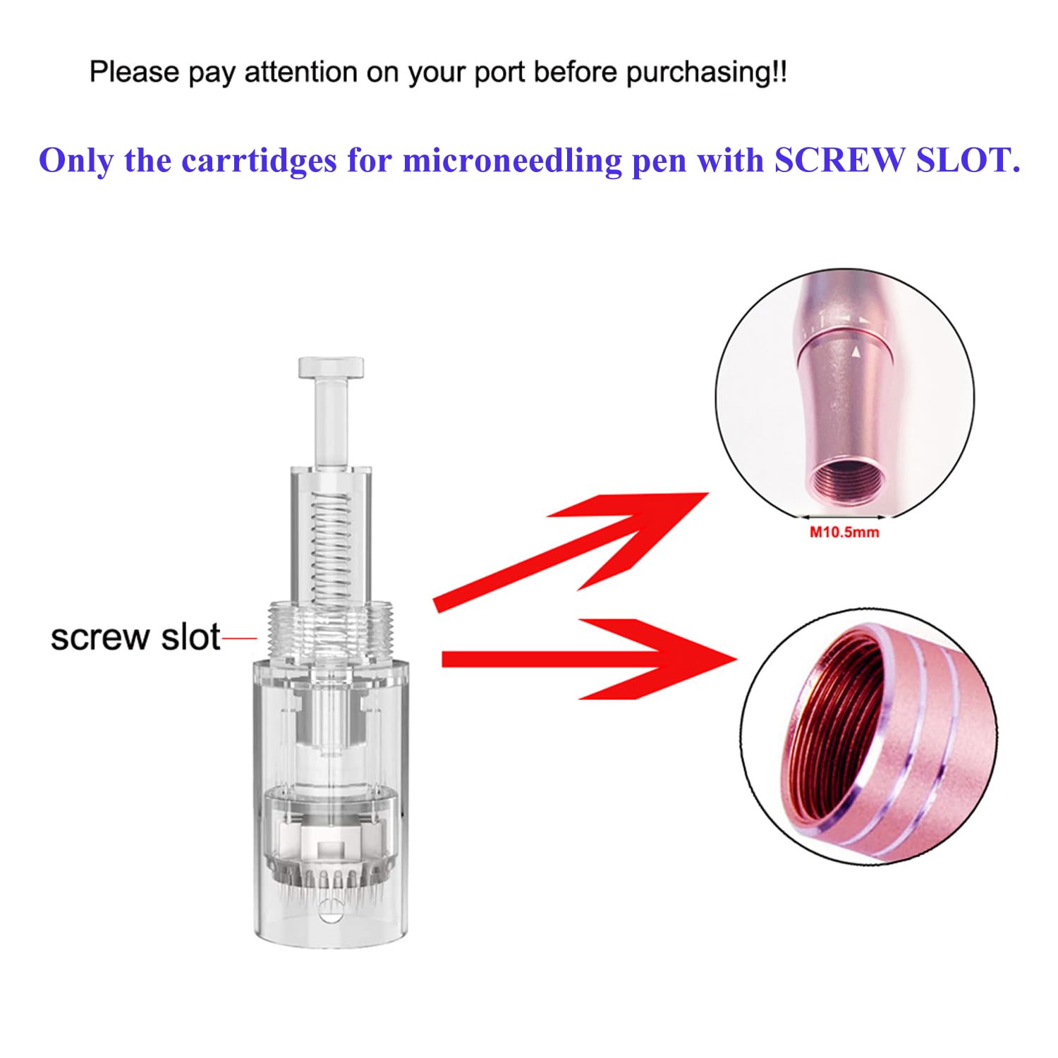 Microneedling Cartridges For Derma Pen At Home Use US 36 - PIPM Official Imagery - 3