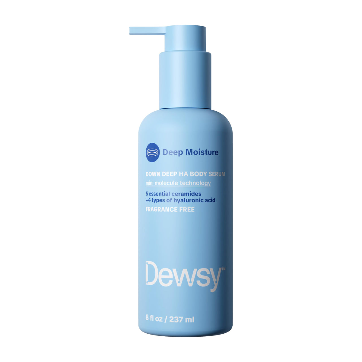 Hyaluronic Acid Body Serum Fragrance Free Unscented Dry Skin - Dewsy Official Imagery - 2