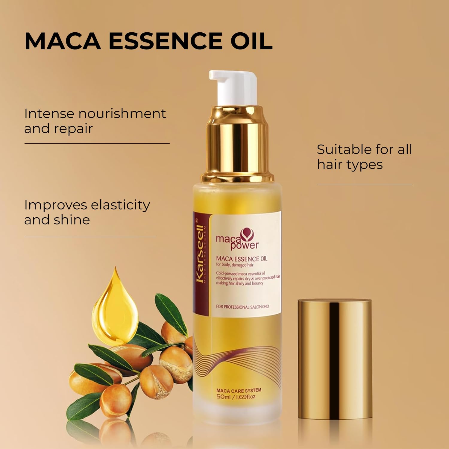 Karseell Collagen Hair Mask Argan Oil Set for Dry Damaged - Karseell Official Imagery - 5