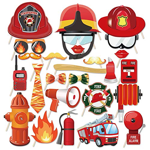Fire Equipment Photo Booth Props,Fire Truck,Fire Anor Wishlife - Product Imagery