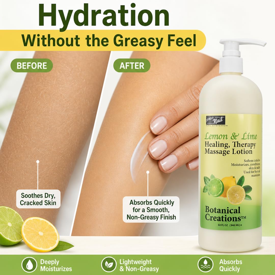 PRO NAIL Salon Massage Body Lotion Deep Moisturizing 32 oz - PRO NAIL Official Imagery - 6