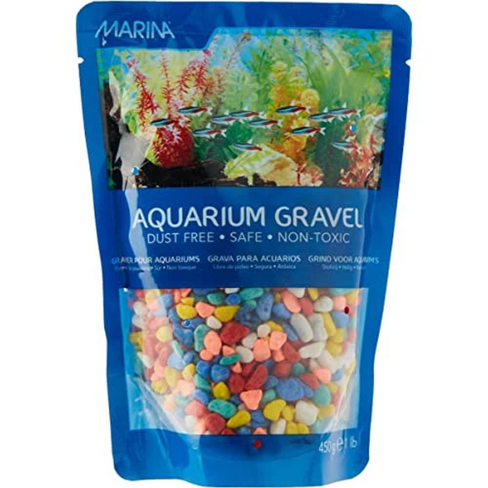 Marina Decorative Gravel Rainbow 1 lb - Marina Official Imagery - 1