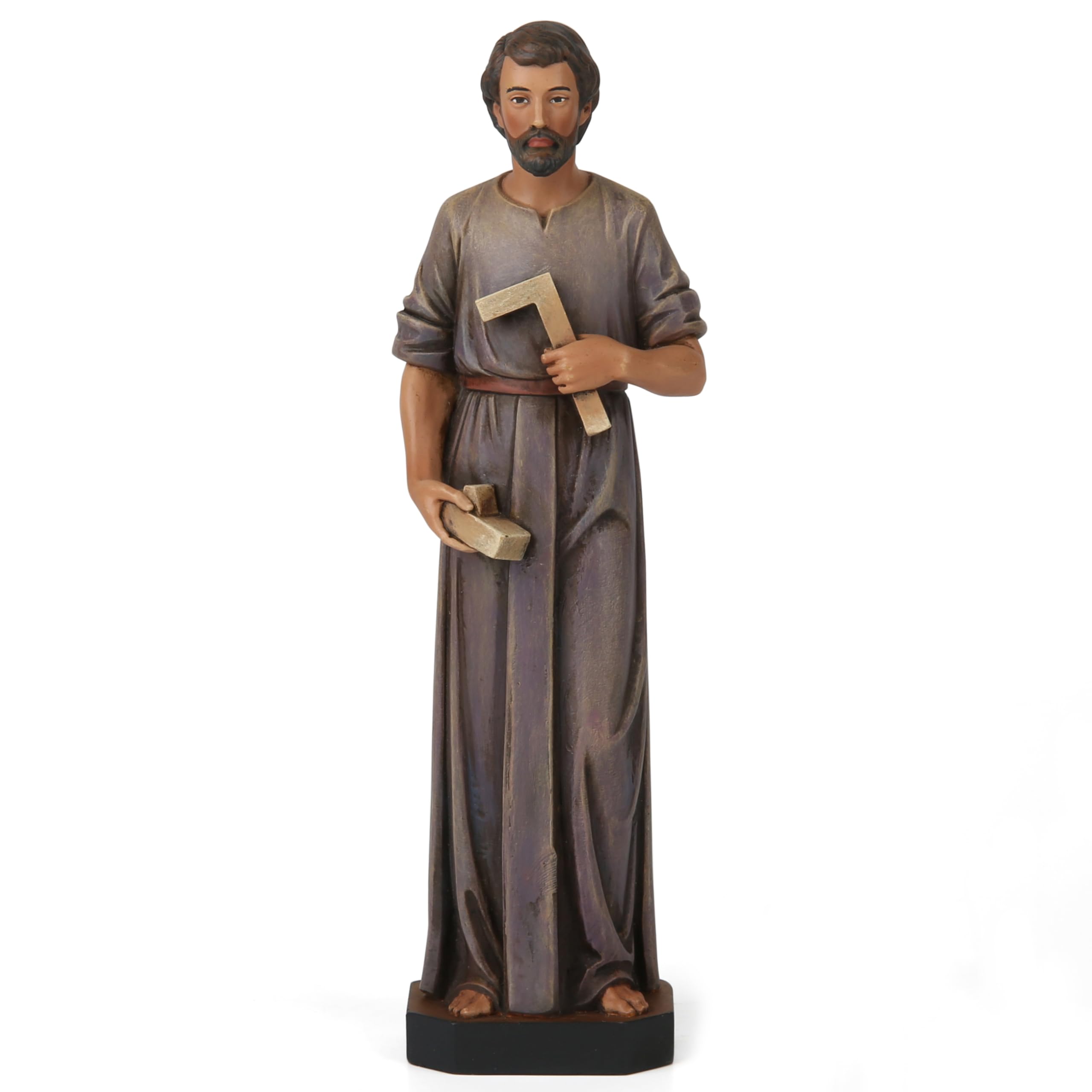 BC Catholic St. Joseph Statue The Worker, 6" H Catholic Saint - Product Imagery