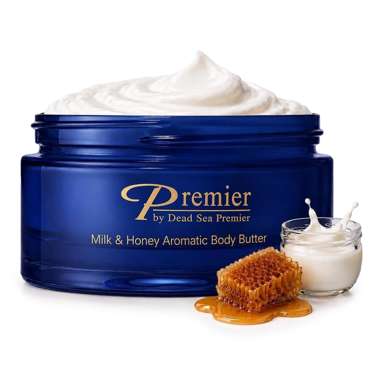 Premier Dead Sea Anti-Aging Body Cream - Milk & Honey 5.95 Fl Oz - Premier Official Product View 2