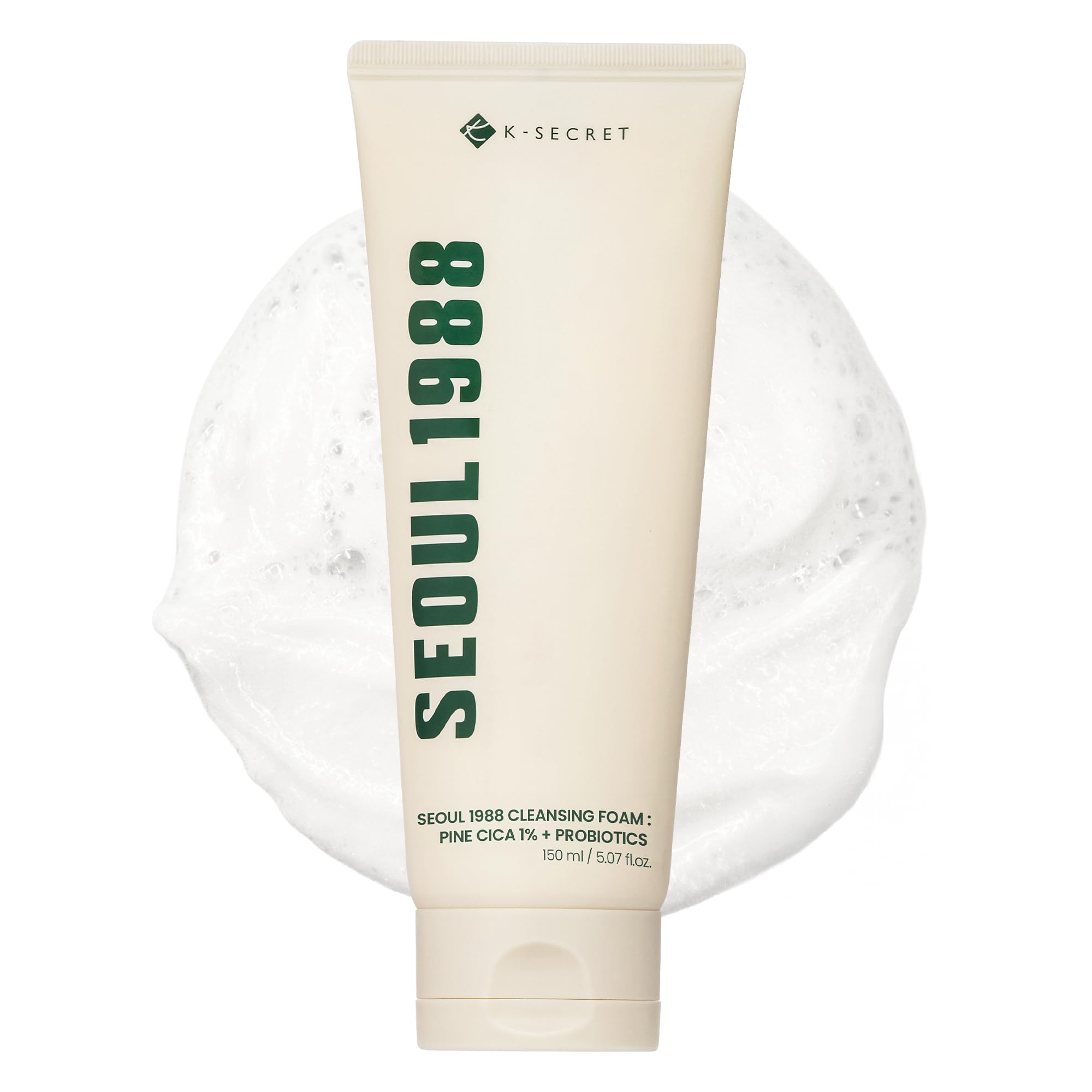 K-SECRET SEOUL1988 Cica Cleansing Foam, Deep Pore Cleanser, 5.07 - K-SECRET