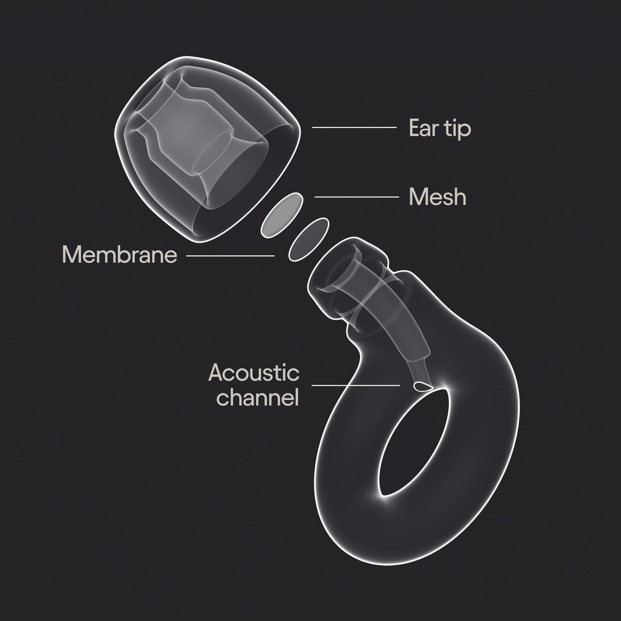 Loop Experience 2 Ear Plugs - Stylish Certified Hearing Protection - Loop Official Product View 6